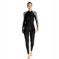 Full Length Black & White Sleeves Printed Teens and Adults Swimwear In Upf 50+ Fabric - Little Surprise Box