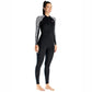 Full Length Black & White Sleeves Printed Teens and Adults Swimwear In Upf 50+ Fabric - Little Surprise Box