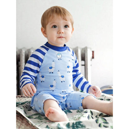 Blue Lhama, Toddlers & Kids Swimwear with Free Wash Bag & Free Swim Detergent - Little Surprise Box