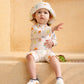 Beige Fruit Emoji, Toddlers & Kids Swimwear with matching Hat, Free Wash Bag & Free Swim Detergent - Little Surprise Box