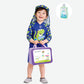 Green Blue Dino Splash, Toddlers & Kids Swimwear with long Cap Free Wash Bag & Free Swim Detergent - Little Surprise Box