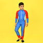 Blue & Red Full Length Swimwear for Teens & Adults with UPF 30+ with Free Washbag - Little Surprise Box