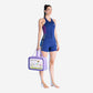 Dive Navy & Purple, Sleevless 2 mm Neoprene Teens & Adults Women's Swimsuit with Free Washbag-Small - Little Surprise Box