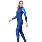 Full Length Navy Blue Stirrup Foot Loop, Teens and Womens Swimwear in UPF 50+ with Free Washbag - Little Surprise Box
