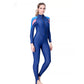 Full Length Navy Blue Stirrup Foot Loop, Teens and Womens Swimwear in UPF 50+ with Free Washbag - Little Surprise Box