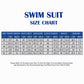 Full Length Navy Blue Stirrup Foot Loop, Teens and Womens Swimwear in UPF 50+ with Free Washbag - Little Surprise Box