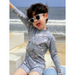 Ocean Dolphins Toddlers & Kids Swimwear with matching Swim Cap, plus Free Wash Bag & Free Swim Detergent - Little Surprise