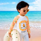 Orange Roar Lion, Toddlers & Kids Swimwear with matching Hat, Free Wash Bag & Free Swim Detergent - Little Surprise Box