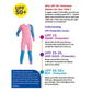 Full Sleeves Kids Swimwear Pink and Blue Transport theme, UPF 50+ with Free Washbag - Little Surprise Box