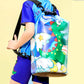 Blue Dino Big Size Clip on & Backpack style Waterproof Swimming Bag/ Beach Bag - Little Surprise Box