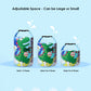 Blue Dino Big Size Clip on & Backpack style Waterproof Swimming Bag/ Beach Bag - Little Surprise Box