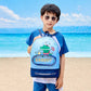 Blue Crocodile Kids Waterproof Swimming Bag/ Beach Bag - Little Surprise Box