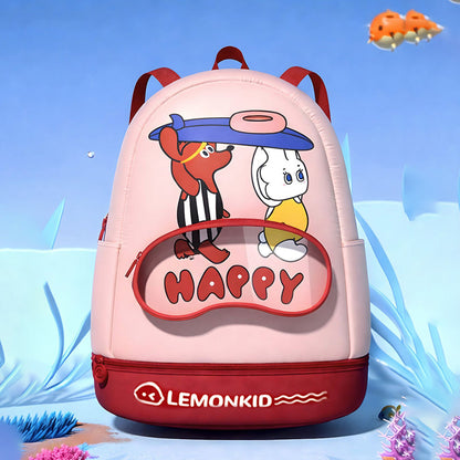 Doggy & Bunny with Surfbaord, Kids Waterproof Swimming Bag/ Beach Bag - Little Surprise Box