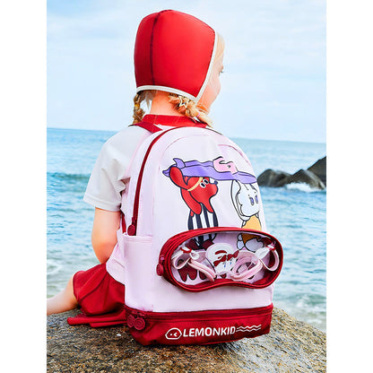 Doggy & Bunny with Surfbaord, Kids Waterproof Swimming Bag/ Beach Bag - Little Surprise Box