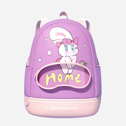 Purple & Pink Bunny Kids Waterproof Swimming Bag/ Beach Bag - Little Surprise Box