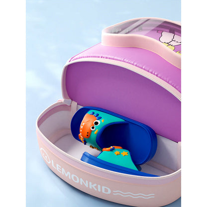 Purple & Pink Bunny Kids Waterproof Swimming Bag/ Beach Bag - Little Surprise Box