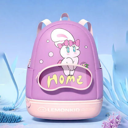 Purple & Pink Bunny Kids Waterproof Swimming Bag/ Beach Bag - Little Surprise Box
