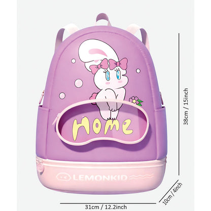 Purple & Pink Bunny Kids Waterproof Swimming Bag/ Beach Bag - Little Surprise Box