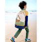 Beige Sailboat Kids Waterproof Swimming Bag/ Beach Bag - Little Surprise Box