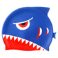 3d Navy Blue Red Eye Wrinkle, Silicone Kids Swim Cap, 5 years - 15 years - Little Surprise Box