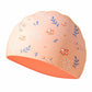 Peach Small Flower Print Swimming Cap for Kids and Adults, 10 years and above. - Little Surprise Box