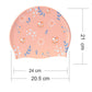 Peach Small Flower Print Swimming Cap for Kids and Adults, 10 years and above. - Little Surprise Box