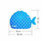 Scales Blue Fishy, Silicone Kids Swim Cap, 5 years -15 years - Little Surprise Box