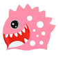3d White Polka Pink, Silicone Kids Swim Cap, 5 years -15 years - Little Surprise Box