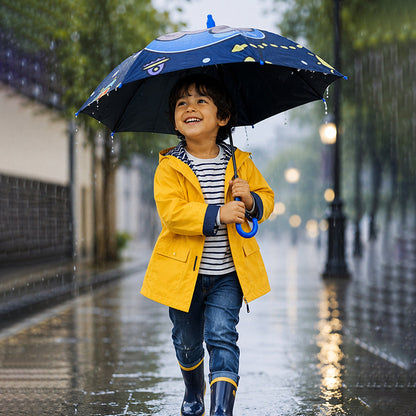 Bear Space with Shutter style cover Kids-Umbrella 6-12Y