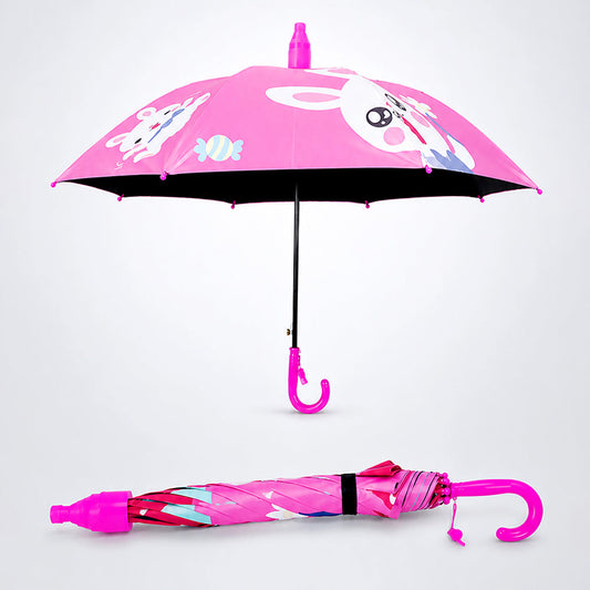 Strawberry Teddy with Shutter style cover Kids-Umbrella - 6-12Y