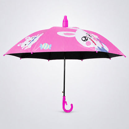 Strawberry Teddy with Shutter style cover Kids-Umbrella - 6-12Y