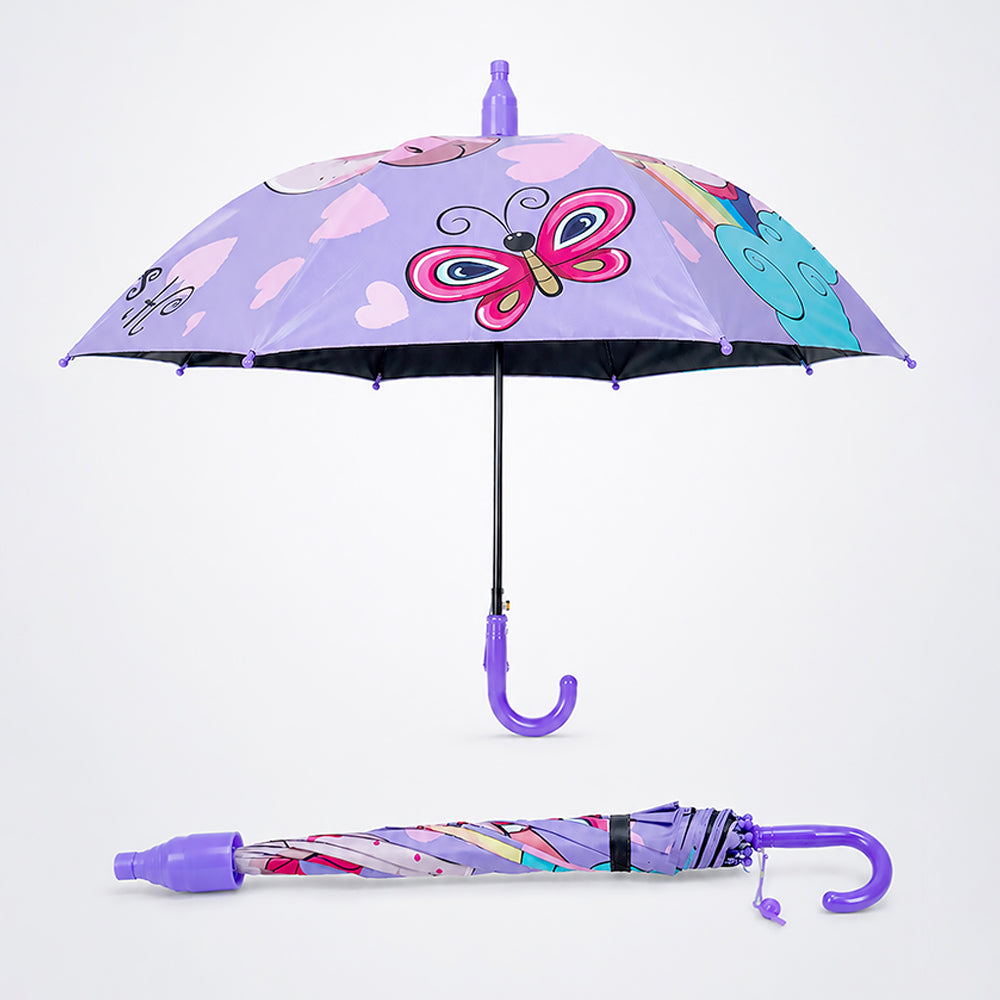 Unicorn Rainbow with Shutter style cover Kids-Umbrella 6-12Y