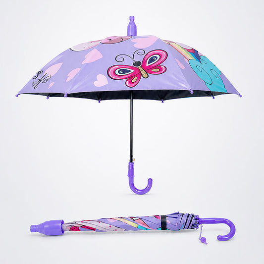 Unicorn Rainbow with Shutter style cover Kids-Umbrella 6-12Y