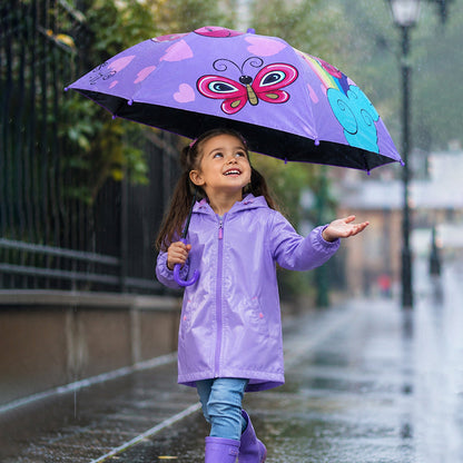Unicorn Rainbow with Shutter style cover Kids-Umbrella 6-12Y