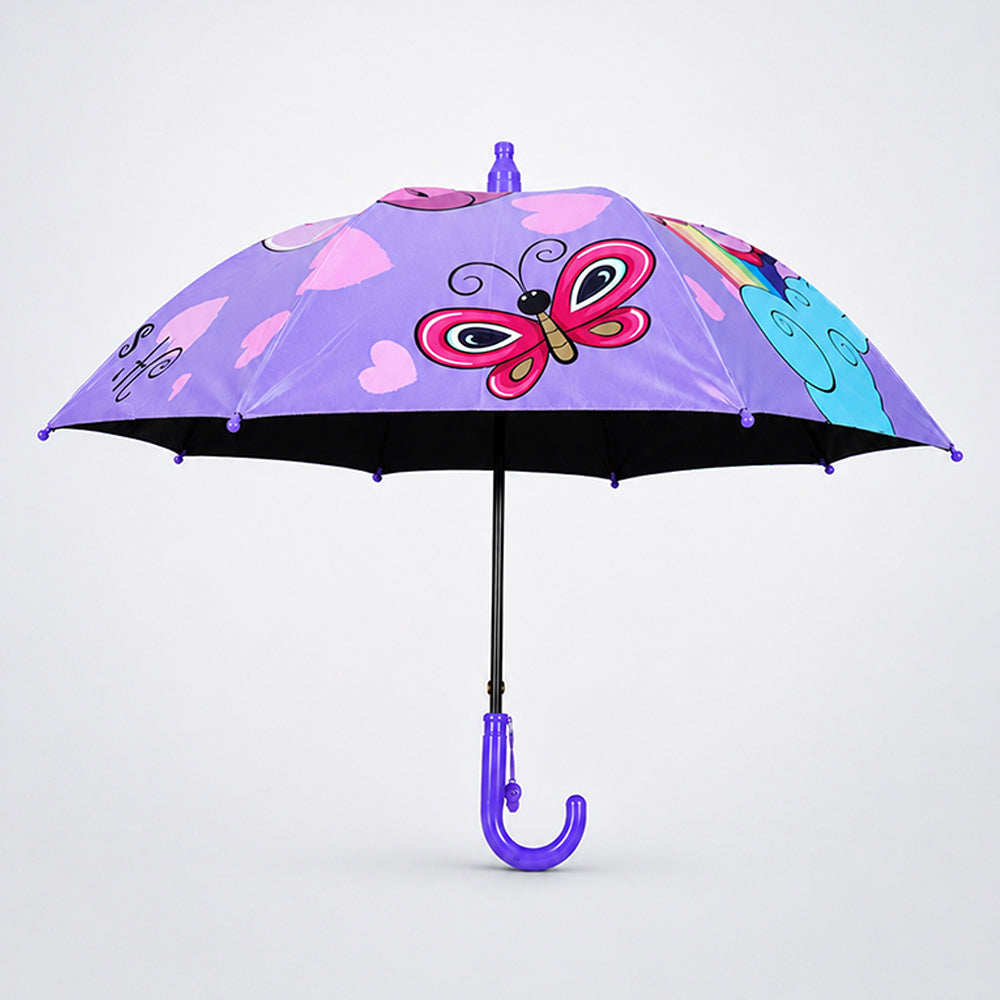 Unicorn Rainbow with Shutter style cover Kids-Umbrella 6-12Y