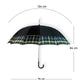 Black Checks Large Canopy Size Umbrella for Adults - Little Surprise Box