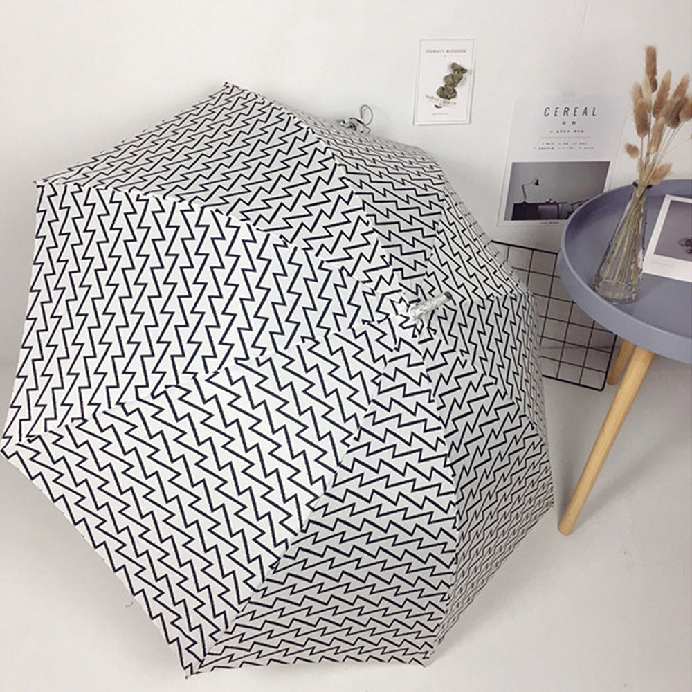 Black & white monochrome print Big size Umbrella for Adults - Little Surprise Box