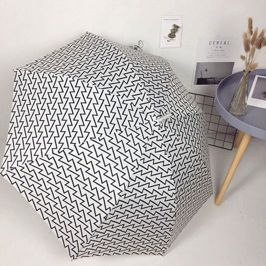 Black & white monochrome print Big size Umbrella for Adults - Little Surprise Box