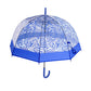 Self Print Dark Blue Transparent Umbrella for Kids and Teens, 8Years - 15Years - Little Surprise Box