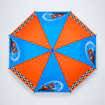 Racing Bike Print Umbrella for Kids,5yrs -10yrs