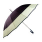 Chocolate Brown with Cream Border Large Canopy Size Umbrella for Adults - Little Surprise Box