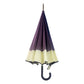 Chocolate Brown with Cream Border Large Canopy Size Umbrella for Adults - Little Surprise Box