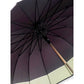 Chocolate Brown with Cream Border Large Canopy Size Umbrella for Adults - Little Surprise Box