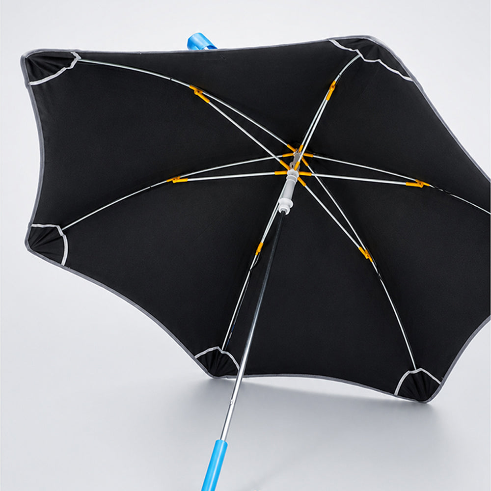 Wheel style Blue Cute Dino Printed UPF 50+ Kids-Umbrella-5-10Y