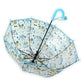 Light Blue Dome style construction theme Transparent Umbrella for Kids, 1-5years - Little Surprise Box
