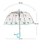 Dalmation theme Dome style Transparent Umbrella for Kids, 1-5years - Little Surprise Box