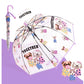 Puppy Family theme Dome style Transparent Umbrella for Kids, 1-5years - Little Surprise Box