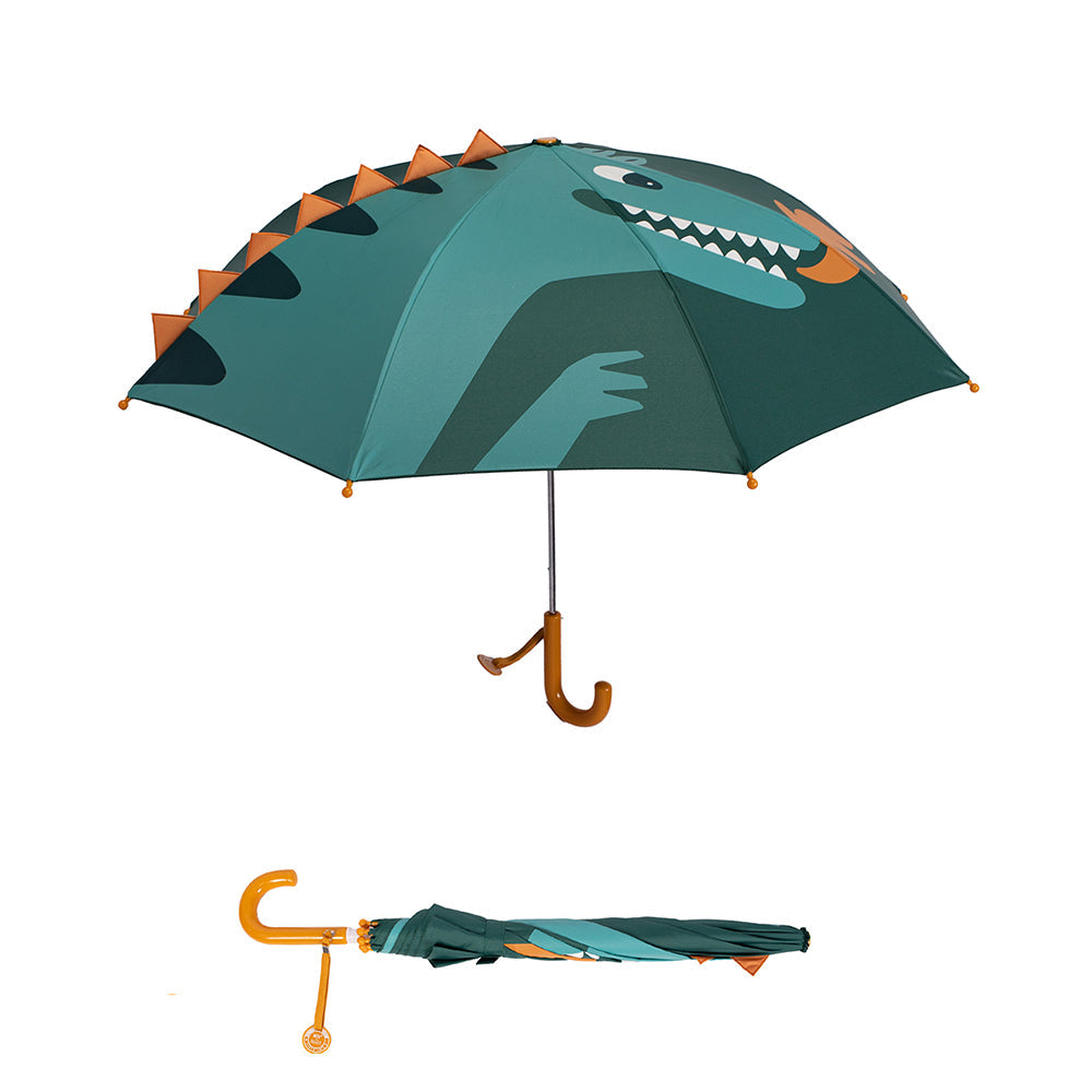 Fire Dino Big Face Umbrella for Kids, 5Years-10Years - Little Surprise Box