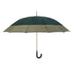 Dark Green with Brown Border Large Canopy Size Umbrella for Adults - Little Surprise Box