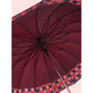Maroon Checks Large Canopy Size Umbrella for Adults - Little Surprise Box